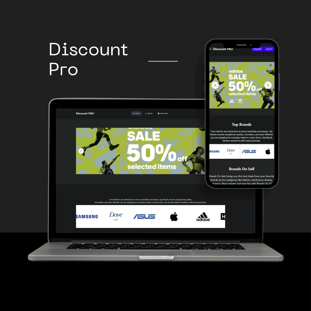 discount pro website image