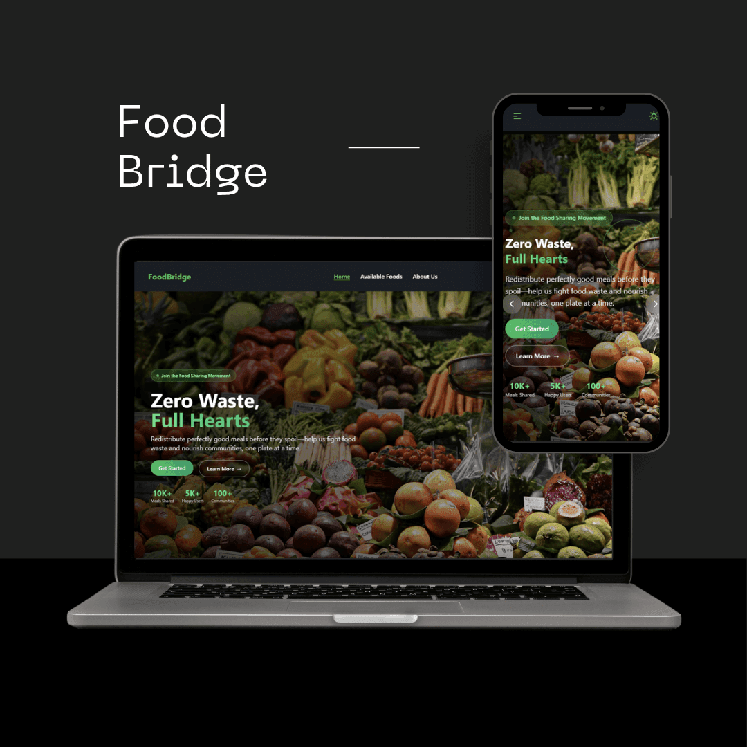 food bridge website image
